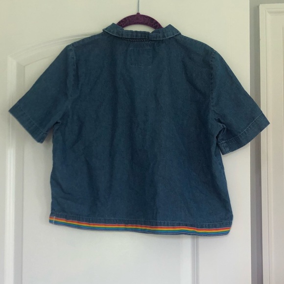 Denim crop top - Picture 2 of 4